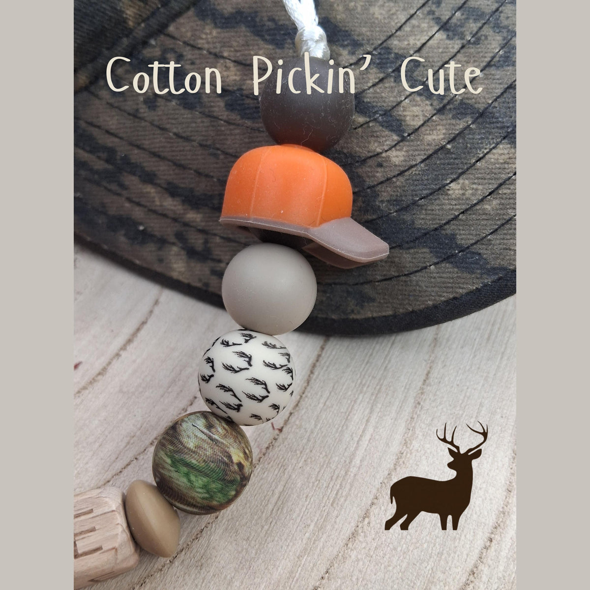Deer Hunter Pacifier Clips Safe Unique Baby Boy Girl Cute Moms Dads Gifts for Baby Baby Shower