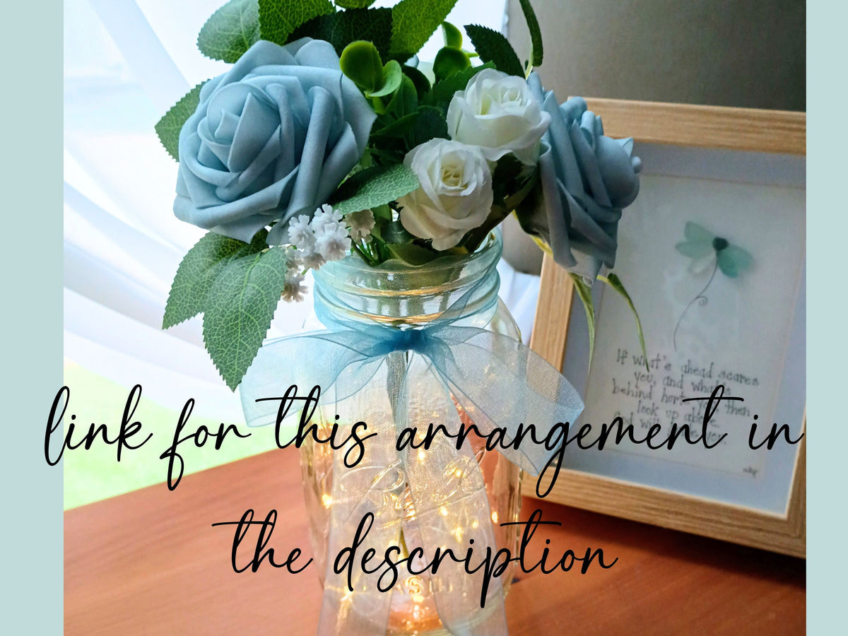 Mason Jar Baby in Bloom Garden Baby Shower Table Decor for Centerpiece Fairy Light Decor Rustic Vase Decoration New Baby Gift for Parents