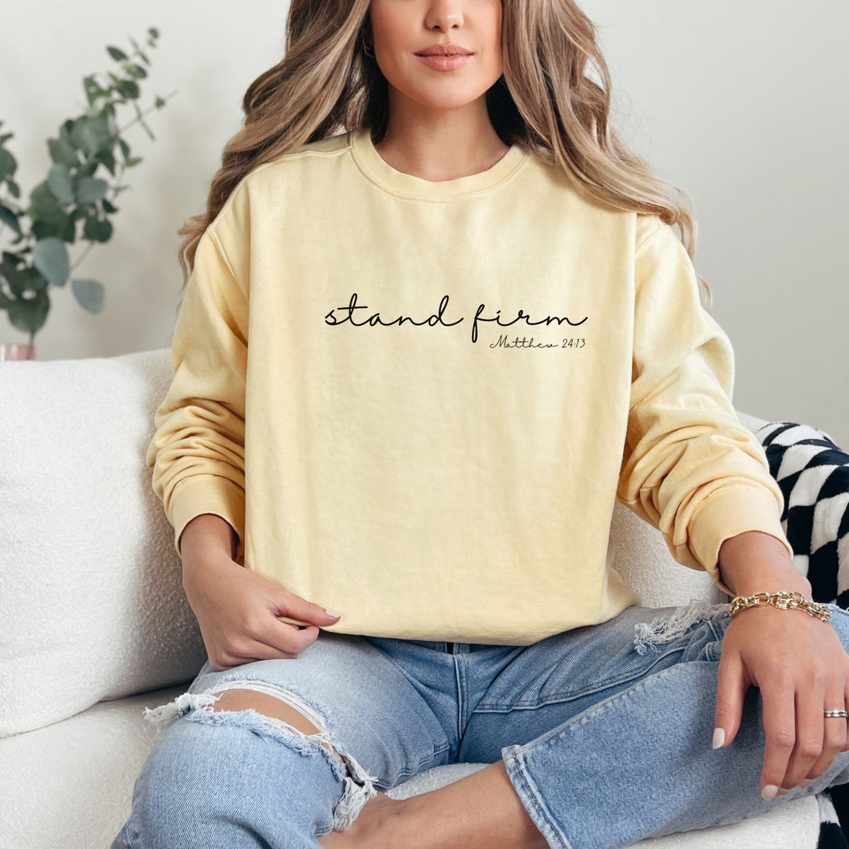 Stand Firm Comfort Colors Crewneck Sweatshirt
