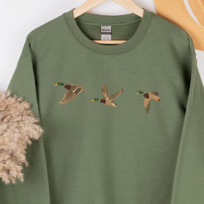 Duck Hunting Mama Hooded Sweatshirt for her Warm Gift Outdoor Apparel