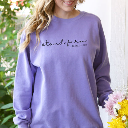 Stand Firm Comfort Colors Crewneck Sweatshirt