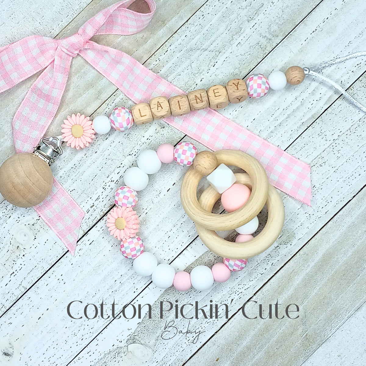 Custom Pacifier Clips Safe Unique Baby Boy Girl Cute Moms Dads Gifts for Baby Baby Shower