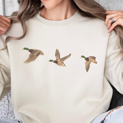 Duck Hunting Mama Hooded Sweatshirt for her Warm Gift Outdoor Apparel