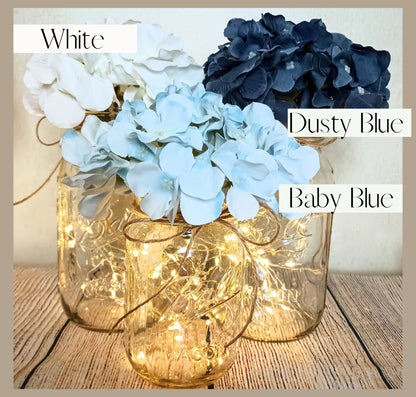Mason Jar Baby in Bloom Garden Baby Shower Table Decor for Centerpiece Fairy Light Decor Rustic Vase Decoration New Baby Gift for Parents