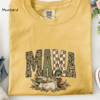 Camo Mallard "MAMA" T-Shirt(Comfort Colors)