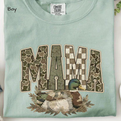 Camo Mallard "MAMA" T-Shirt(Comfort Colors)