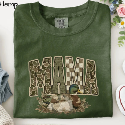 Camo Mallard "MAMA" T-Shirt(Comfort Colors)