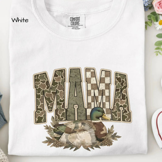 Camo Mallard "MAMA" T-Shirt(Comfort Colors)